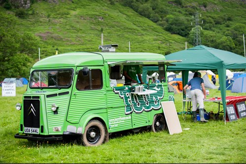 Food at FyneFest Argyll Scotland