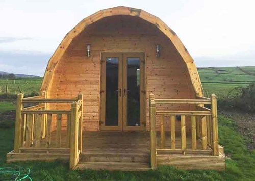 Glamping By The Bay pod, Ettrick Bay Argyll