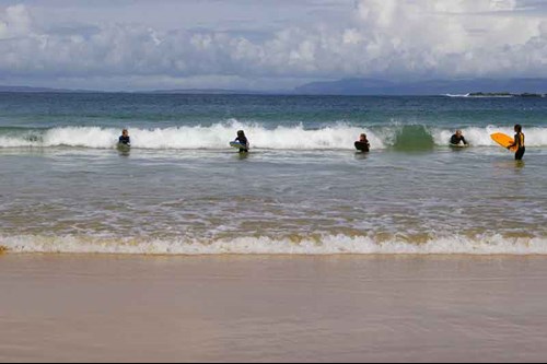 Surfing on Colonsay