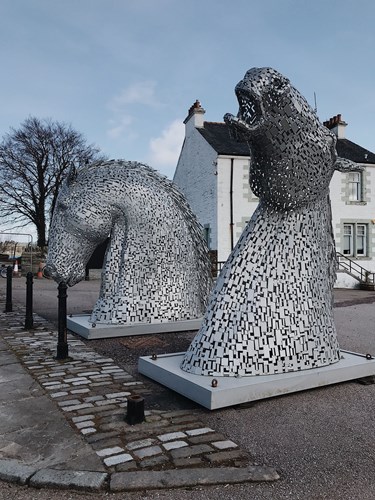 Kelpies at Ardrishaig Argyll